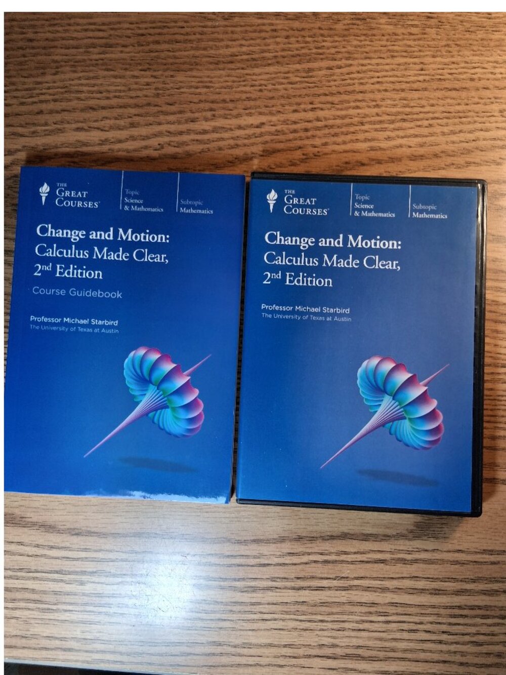 Great Courses: Writing Calculus Made Clear DVD Set with Book Change and Motion